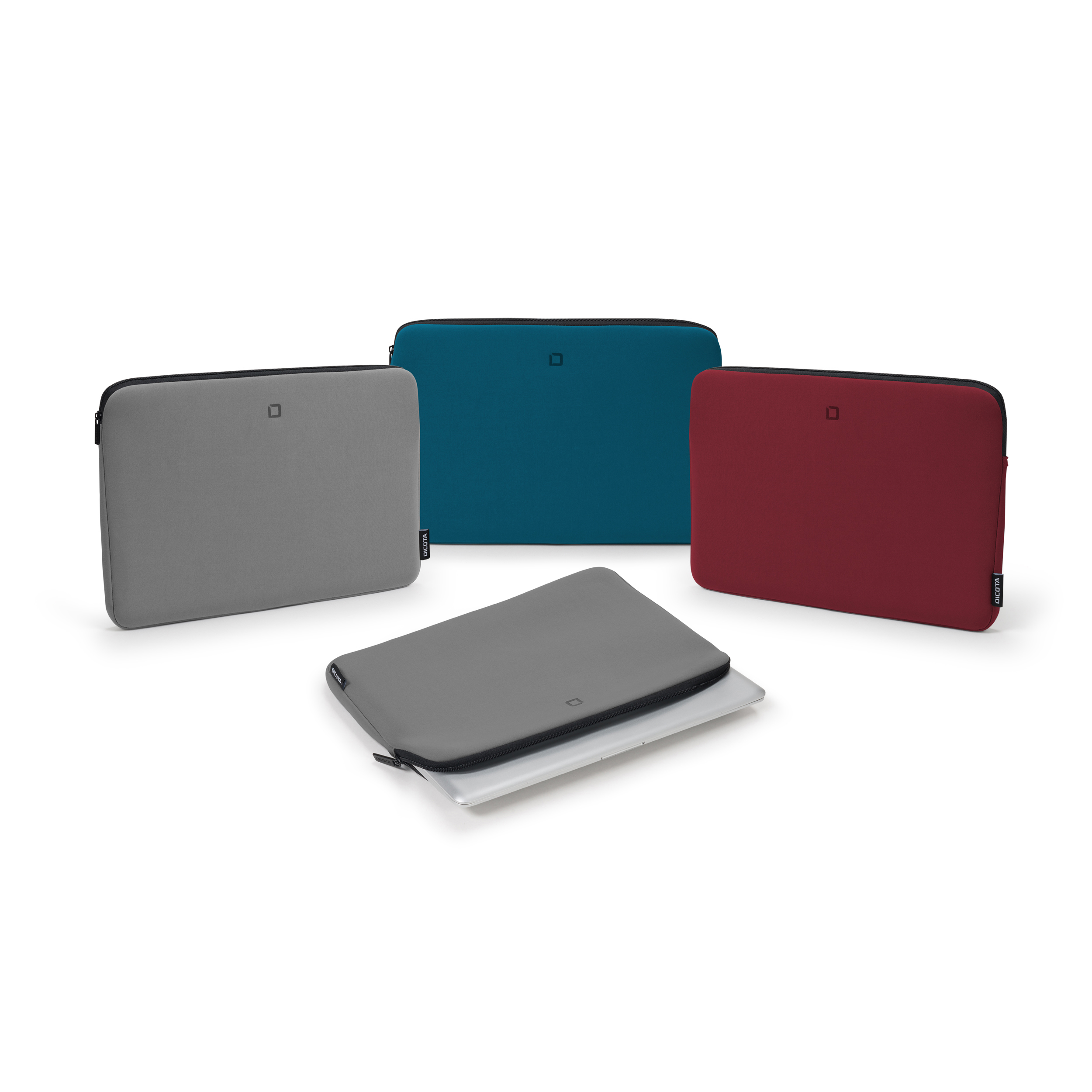 DICOTA Skin BASE Notebooktasche Sleeves für Universal Synthetisches Neopren, Rot