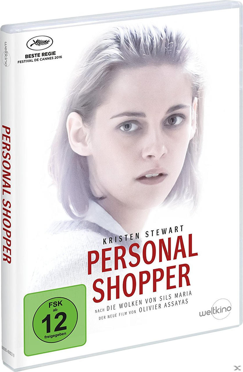 DVD-Cover mit Kristen Stewart. Titel: "Personal Shopper".