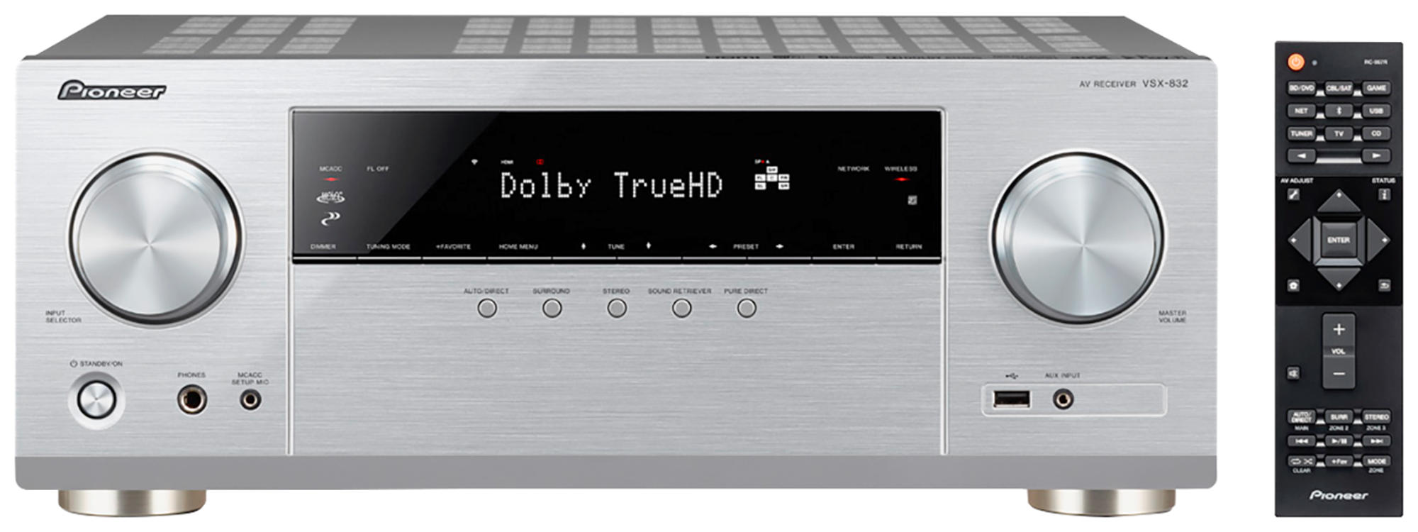 Receptor A/V - Pioneer VSX-832-B 5x130W 5.1 canales Compatibilidad Dolby Atmos Dts:x