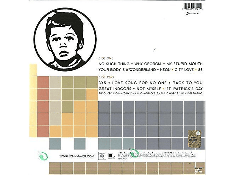 John Mayer Room For Squares Vinyl