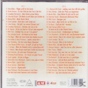 Rückseite einer CD-Hülle mit Titellisten und Albumdetails. Rotes und weißes Design.