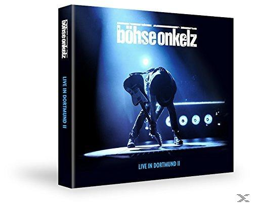 CD-Cover von 'Böhse Onkelz' Live-Performance, mit Bandmitgliedern auf der Bühne.