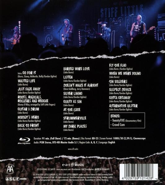 CD-Cover mit Songtiteln und Konzertfotos. Künstlername und Albumtitel sichtbar.
