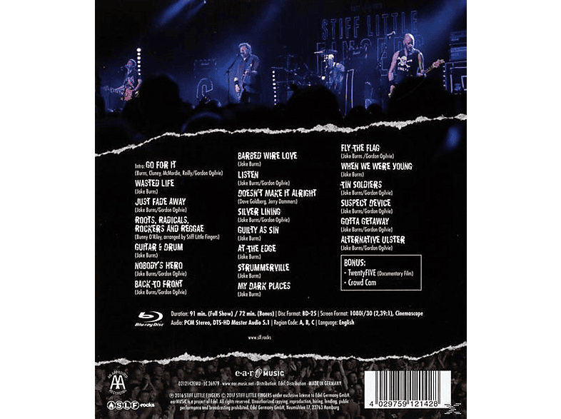 Thumbnail - Stiff Little Fingers - BEST SERVED LOUD-LIVE AT BARROWLAND (Blu-ray)