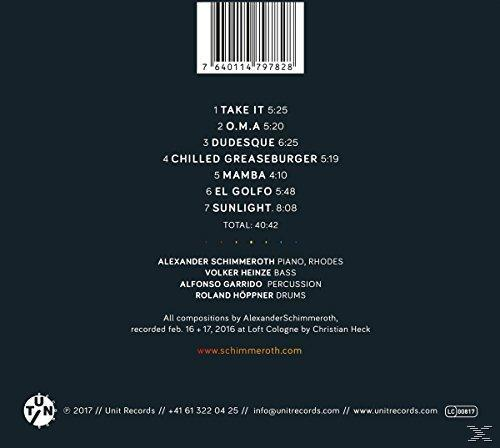 Alexander Schimmeroth, Recalling Dimensions - SUNLIGHT  - (CD)
