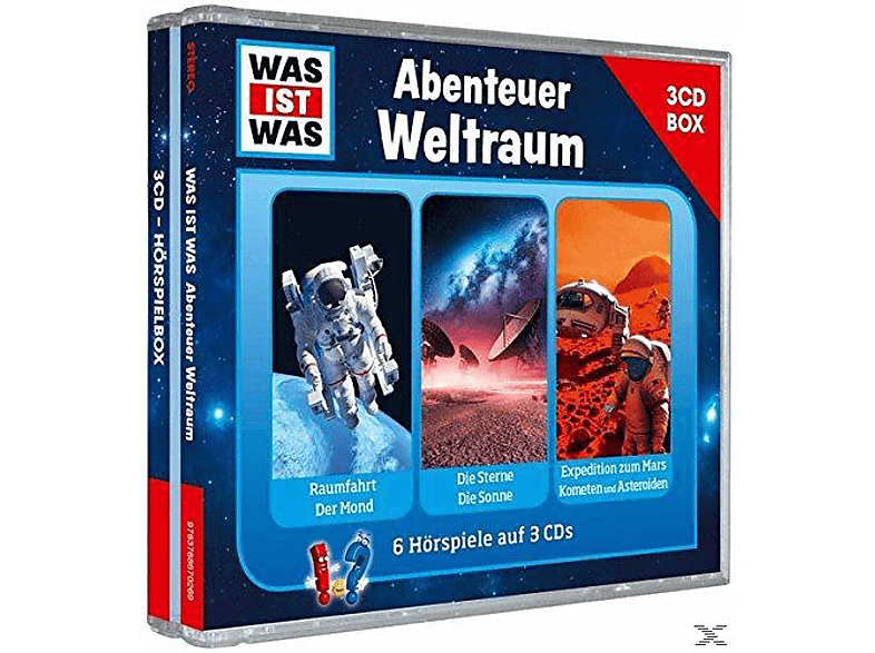 Was Ist Was - Was Ist Was 3-CD Hörspielbox Vol.6-Weltraum  - (CD) | Hörbücher & Comedy