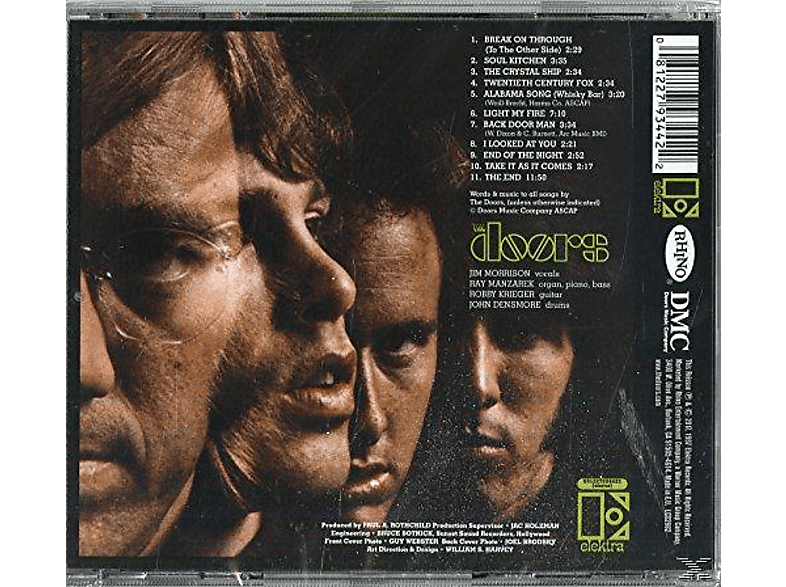 The Doors The Doors The Doors Remastered Cd Rock