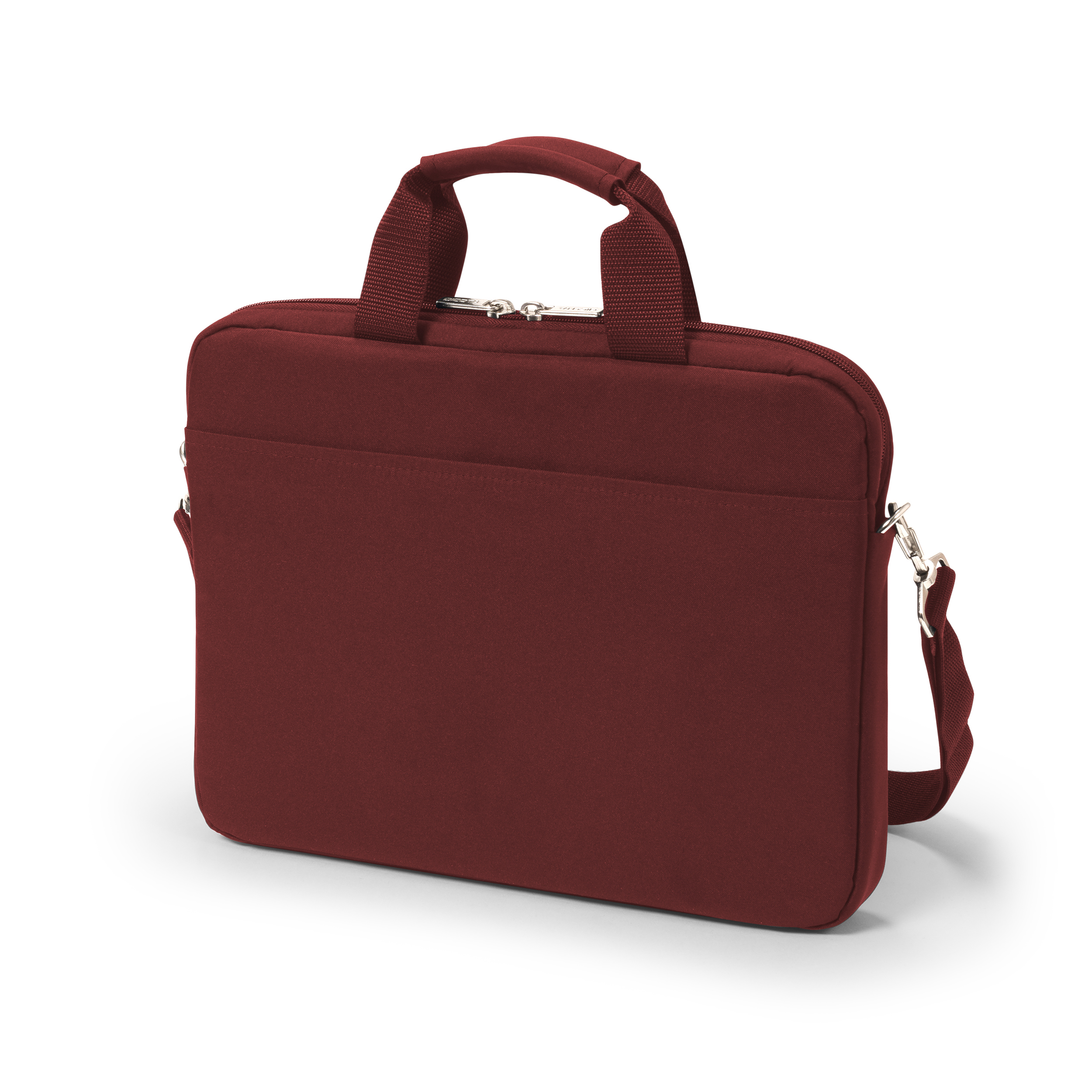 DICOTA Slim Case BASE Notebooktasche Umhängetasche für Universal Polyester, Rot