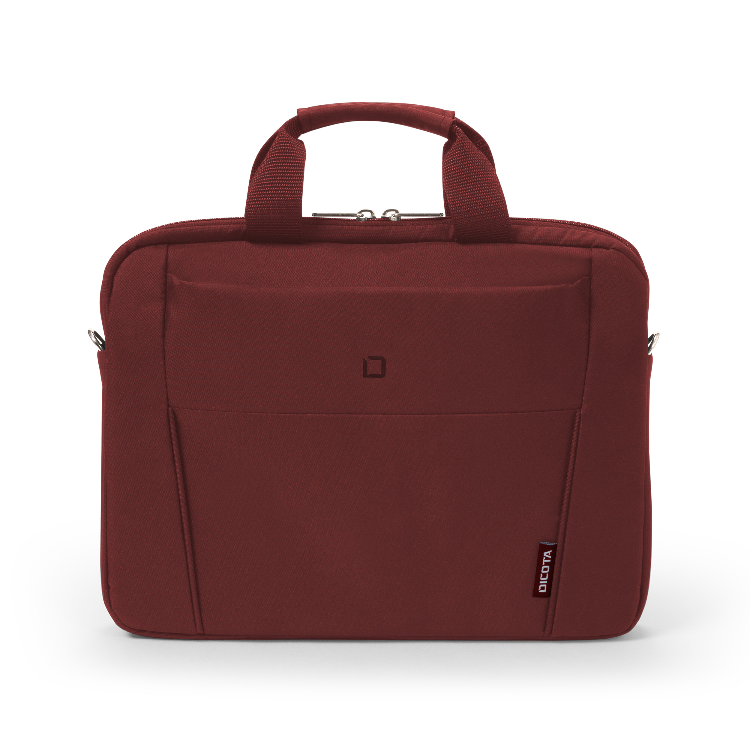 DICOTA Slim Case BASE Notebooktasche Umhängetasche für Universal Polyester, Rot