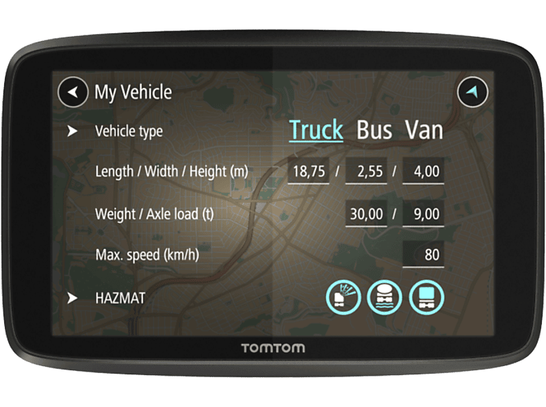 TOMTOM Vrachtwagen GPS Go Professional 6250 Europa 6'' (1PL6.002.12)
