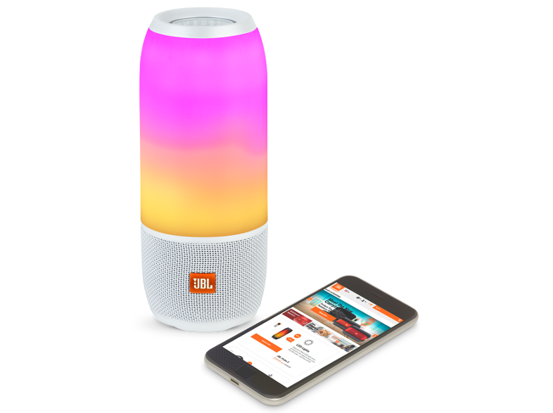 JBL PULSE 3 bluetooth hangszóró, fehér