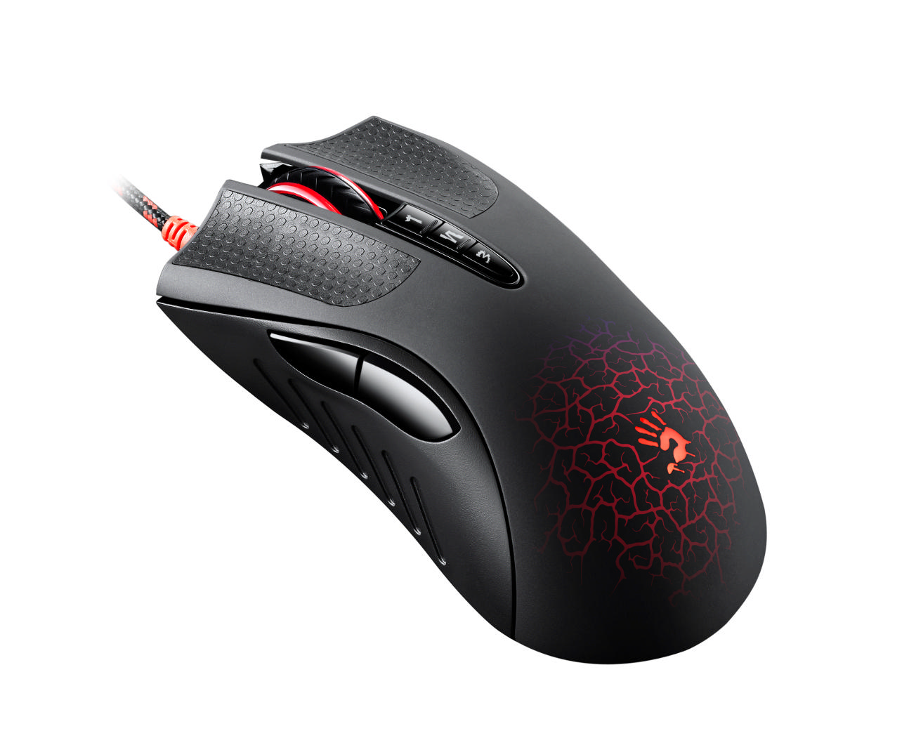 A4 TECH Bloody A9081 Oyuncu Mouse+Mouse Pad Siyah