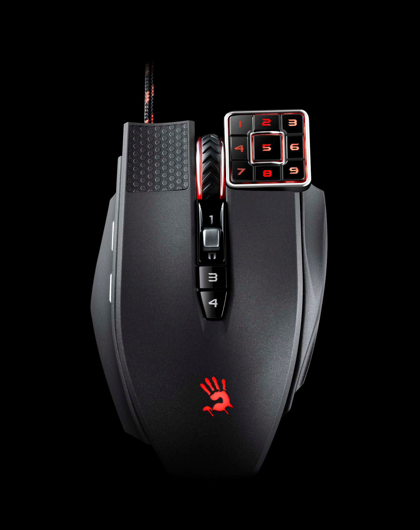 A4 TECH Bloody Ml160A Siyah C3 Aktif Lazer 8200Cpı-İsw,İsc Kablolu Gaming Mouse