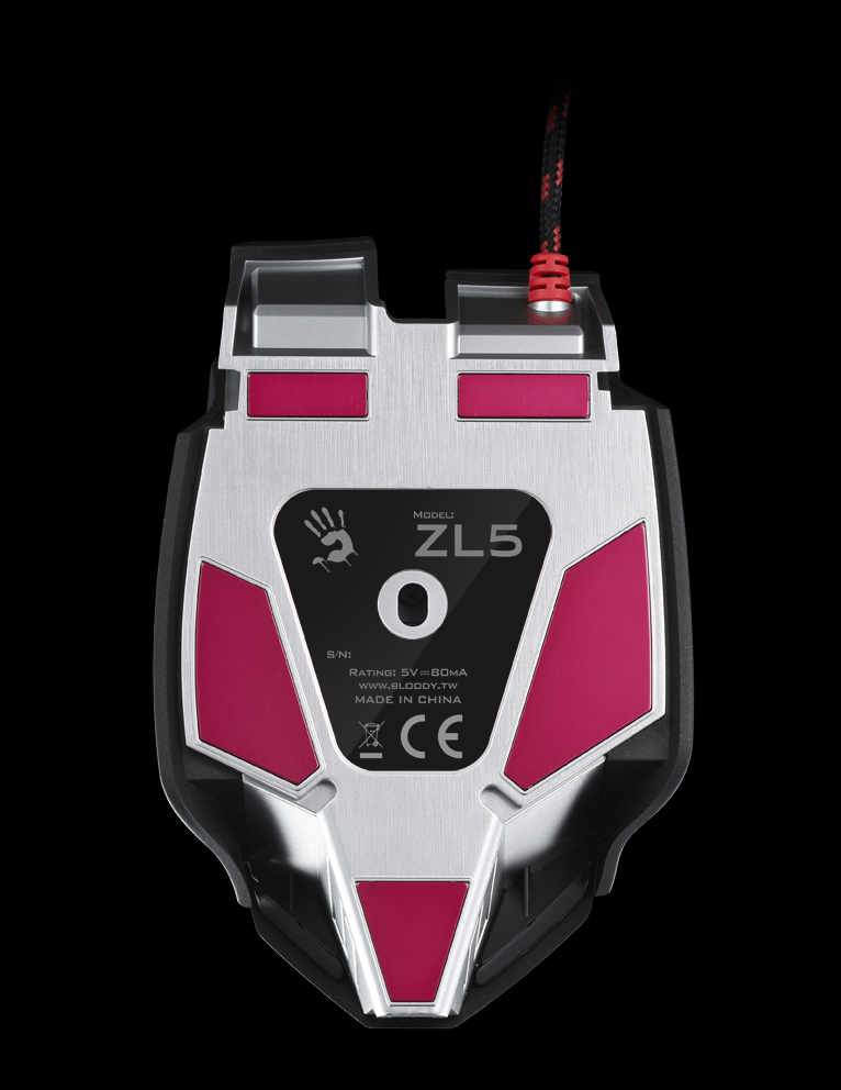 A4 TECH Bloody Zl5A Siyah Core3 Aktif Lazer 8200Cpı-M.Ayak Kablolu Gaming Mouse