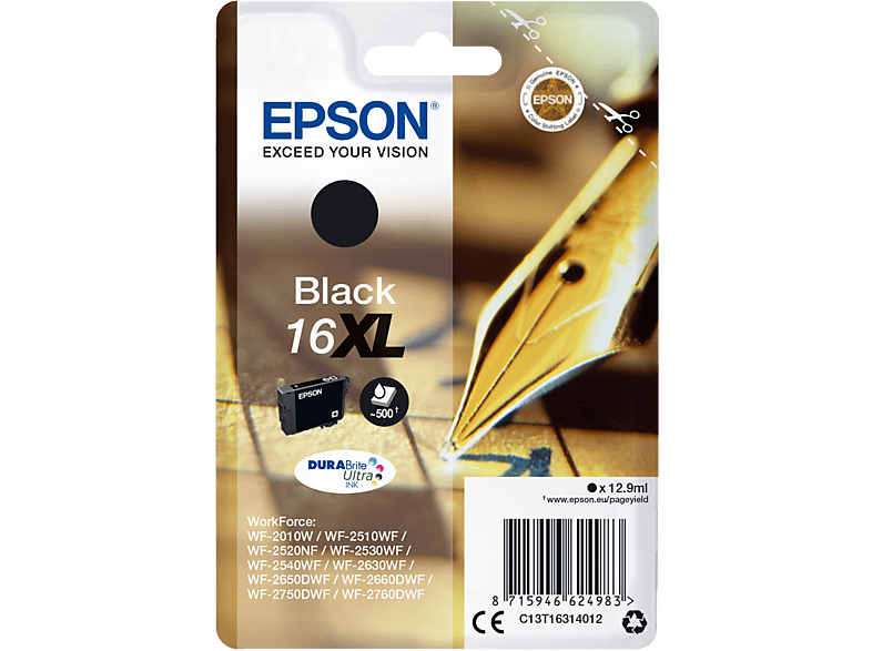 Epson 16XL Black Ink Cartridge