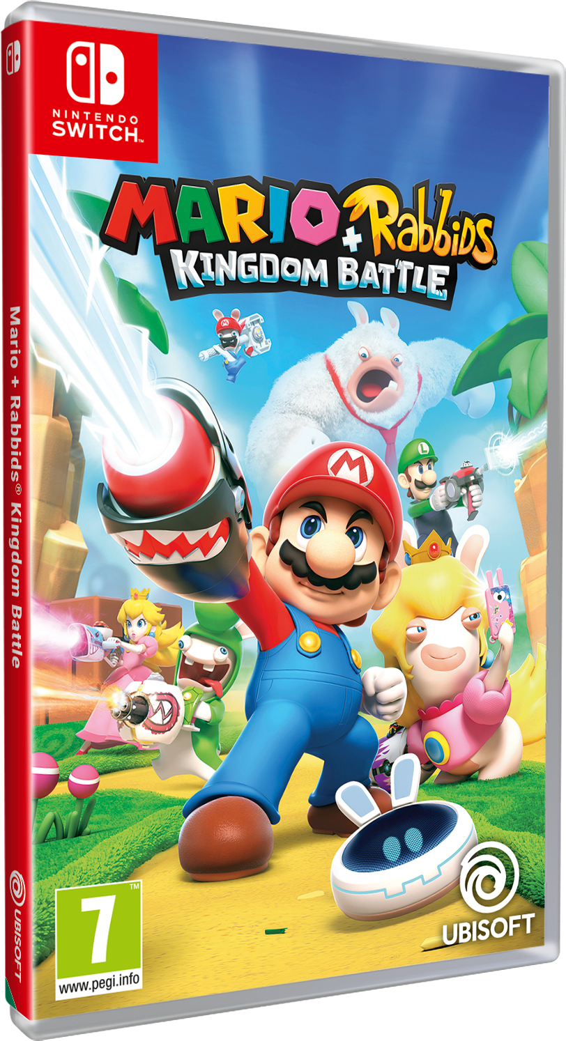 NINTENDO Switch Neonrot/blau inkl. Mario Rabbids Kingdom Battle