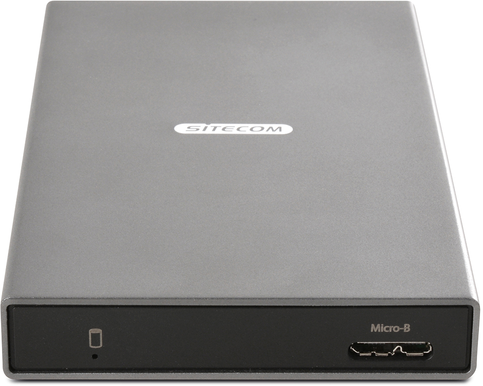 SITECOM USB 3.1 Hard Drive Case, Grau