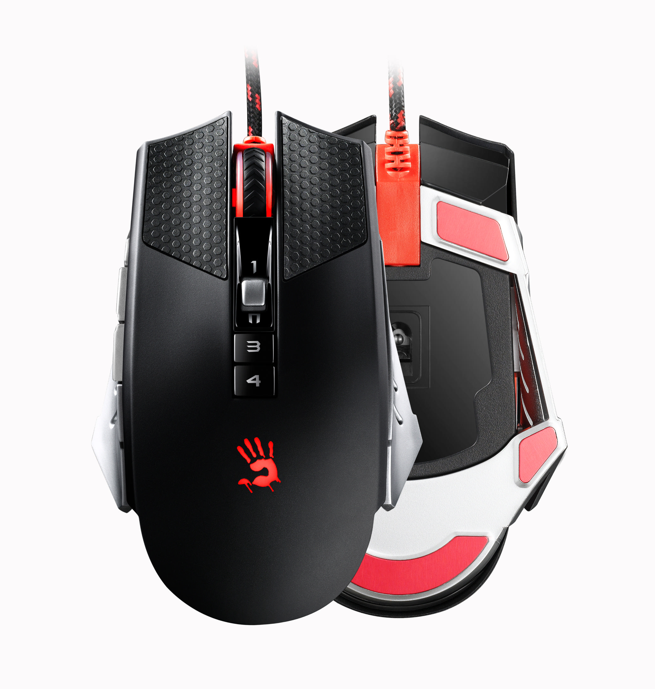 A4 TECH Bloody T60 Gümüş Siyah M.Core Optik 4000 CPI ISW, ISC Kablolu Gaming Mouse
