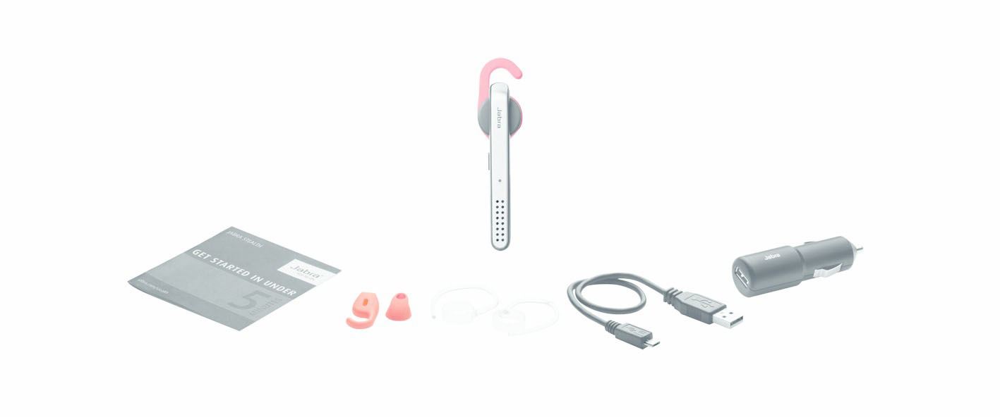 JABRA Stealth, In-ear Headset Bluetooth Silber