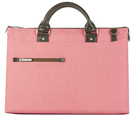 MOSHI Moshi Urbana (Coral Pink) Notebooktasche Umhängetasche für Universal Polyester/Kunstleder, Korallenpink