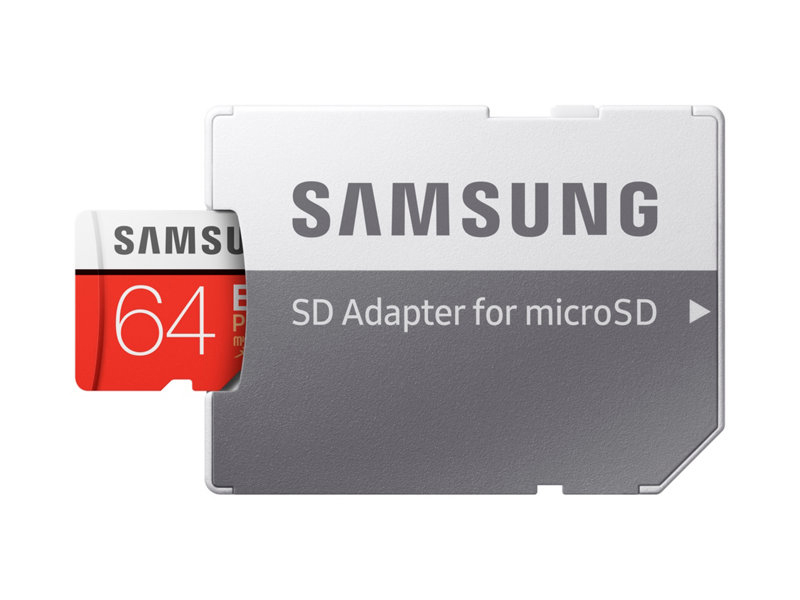 SAMSUNG Evo Plus, Micro-SDXC Speicherkarte, 64 GB, 100 MB/s