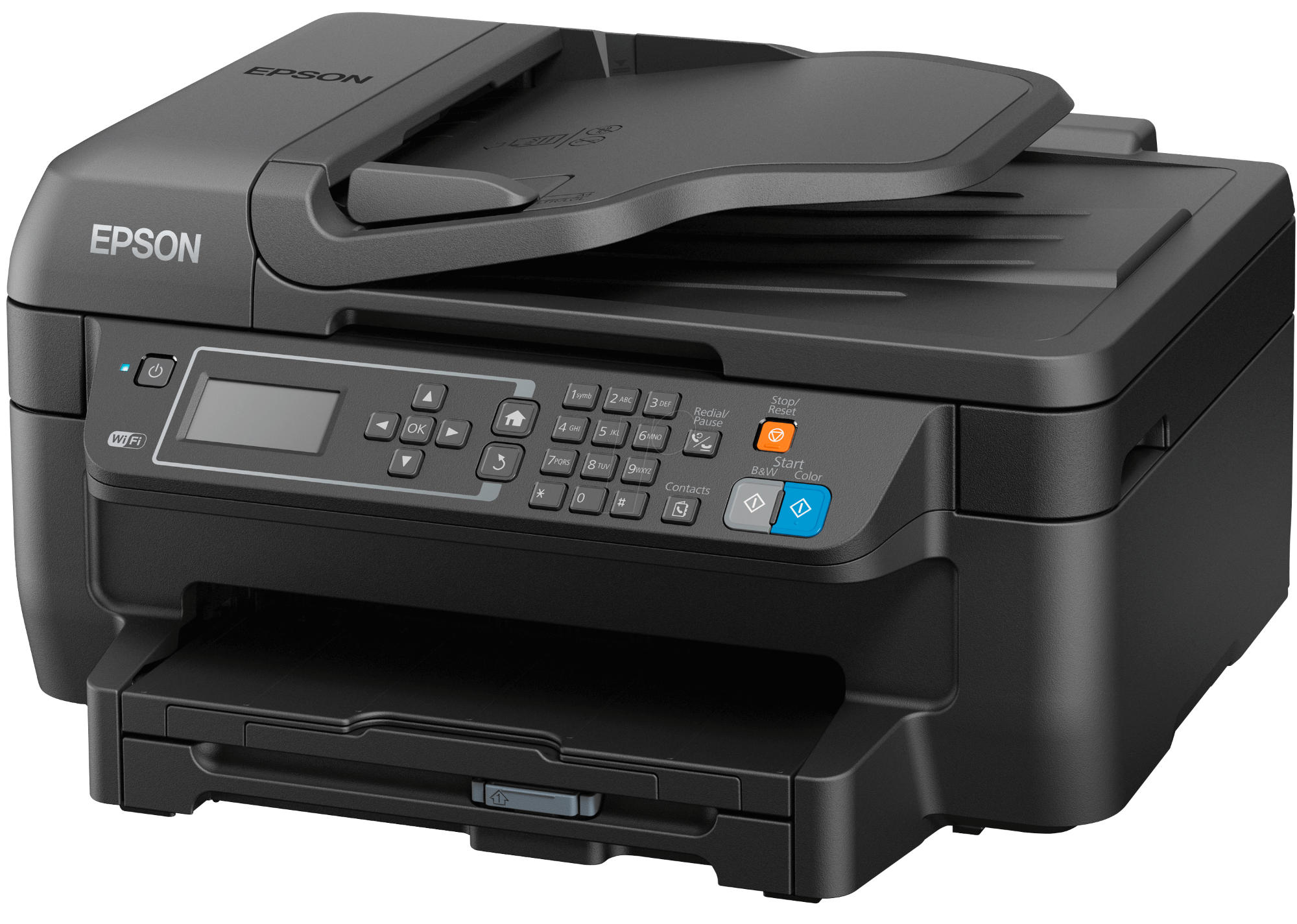 Impresora Multifunción - Epson WorkForce 2750DWF, WiFi, Negro