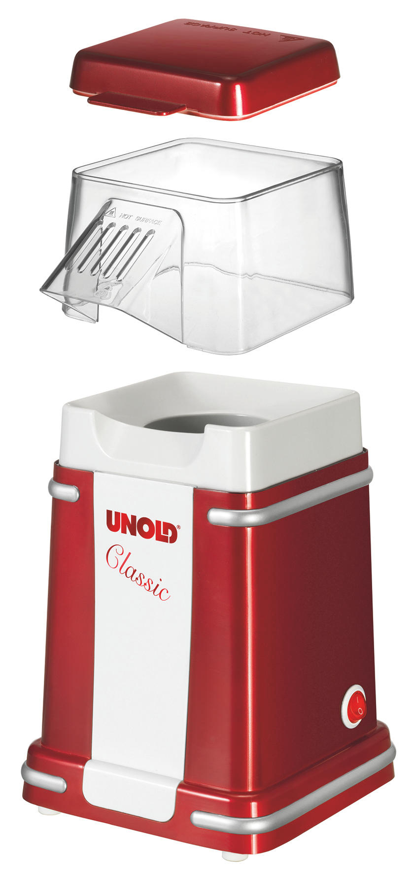 48525 Rot UNOLD Classic Popcornmaker