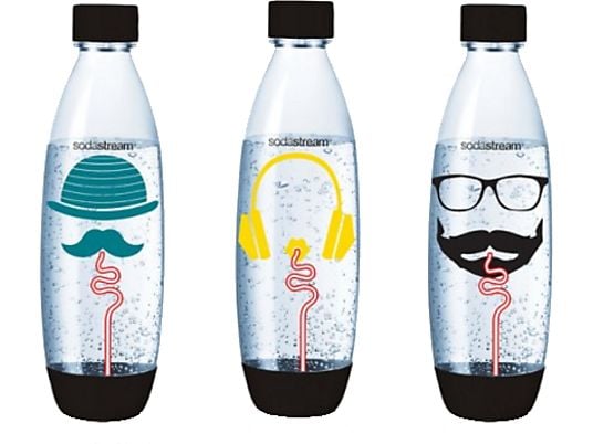 SODASTREAM 3 Flessen 1 l Hipster