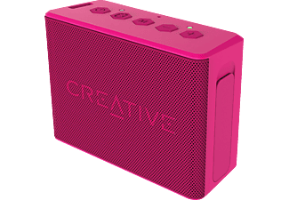 CREATIVE MUVO 2C Bluetooth Lautsprecher, Pink, Wasserfest