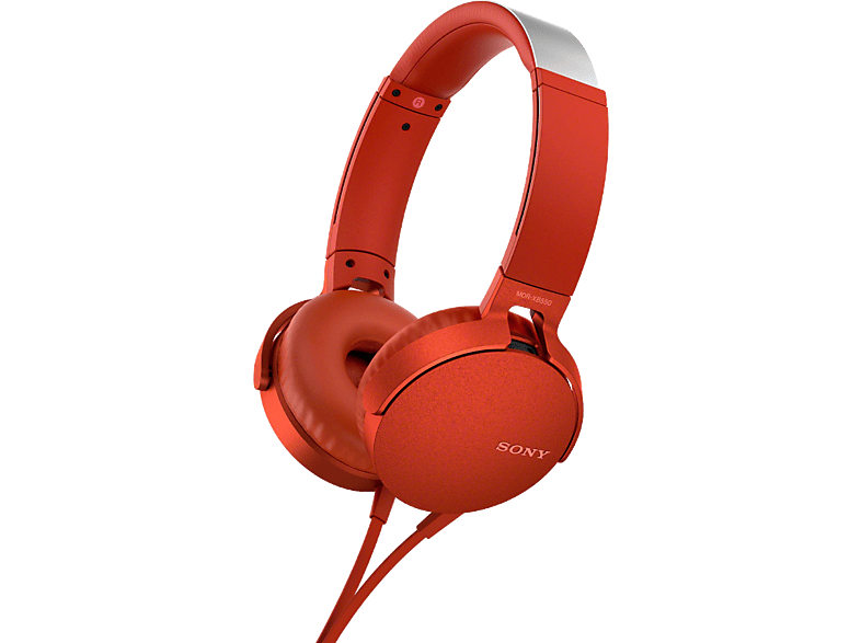 SONY Hoofdtelefoon On-ear EXTRA BASS Rood (MDRXB550APR.CE7)