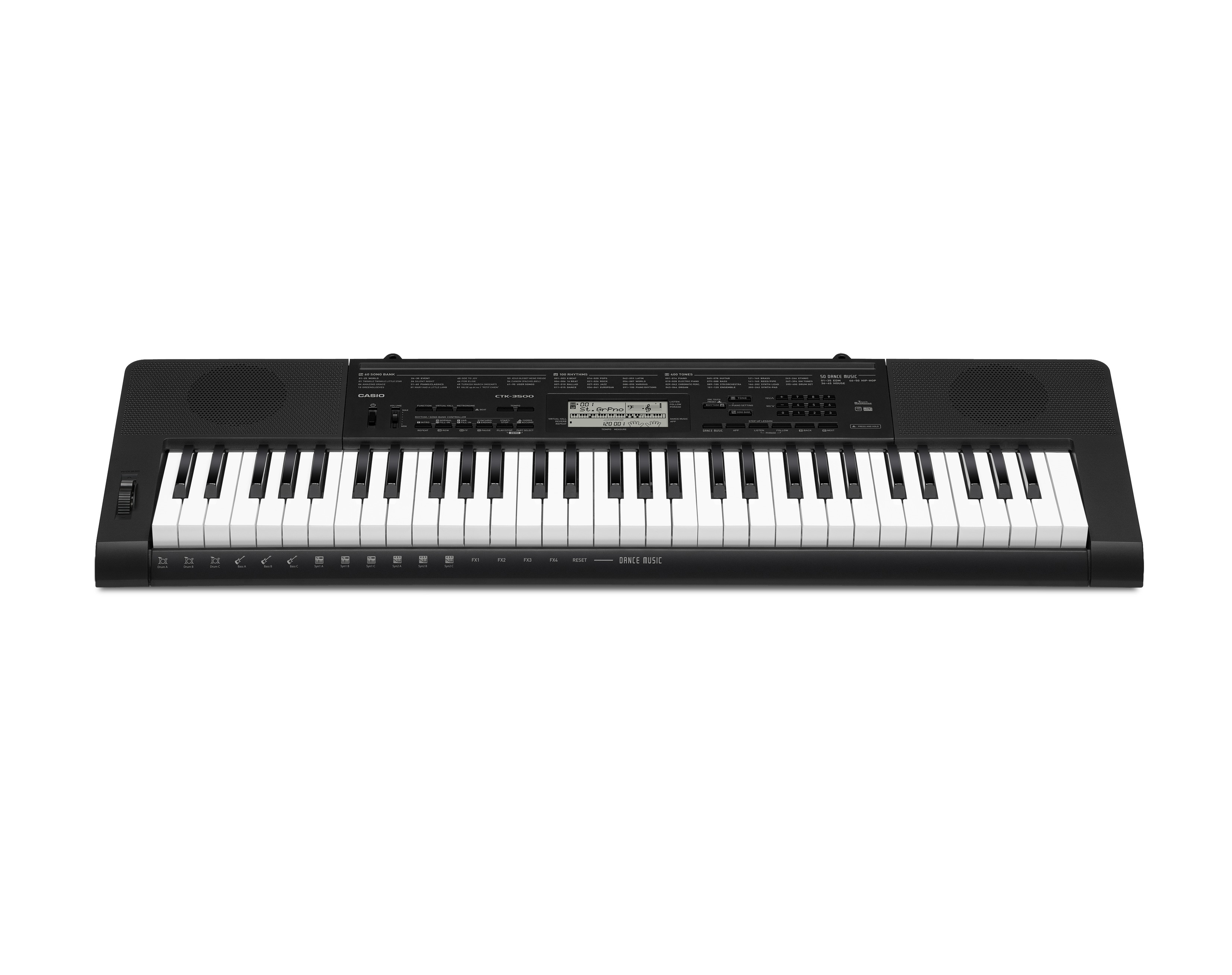 CASIO CTK-3500 - Keyboard (Schwarz/weiss)