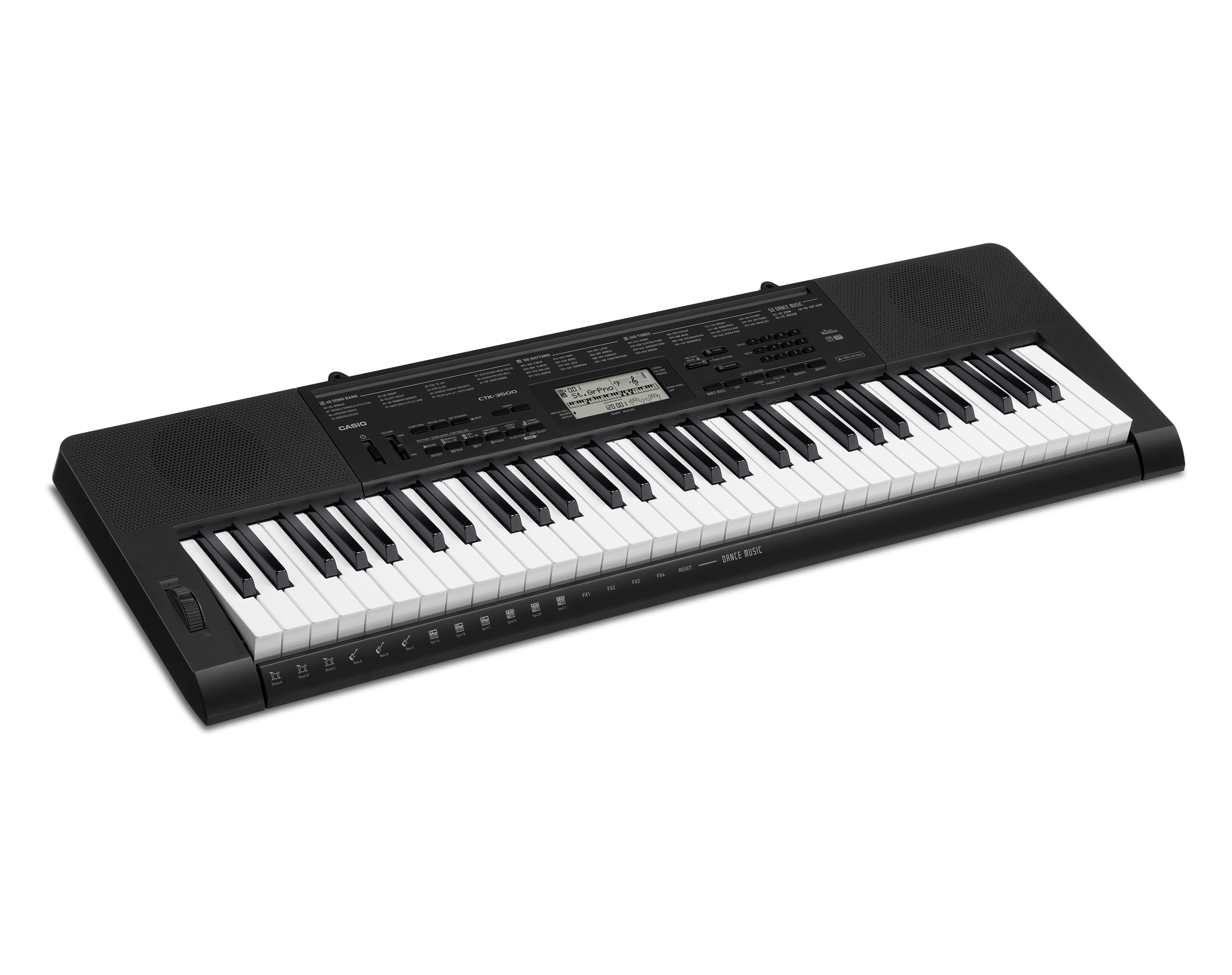 CASIO CTK-3500 - Keyboard (Schwarz/weiss)