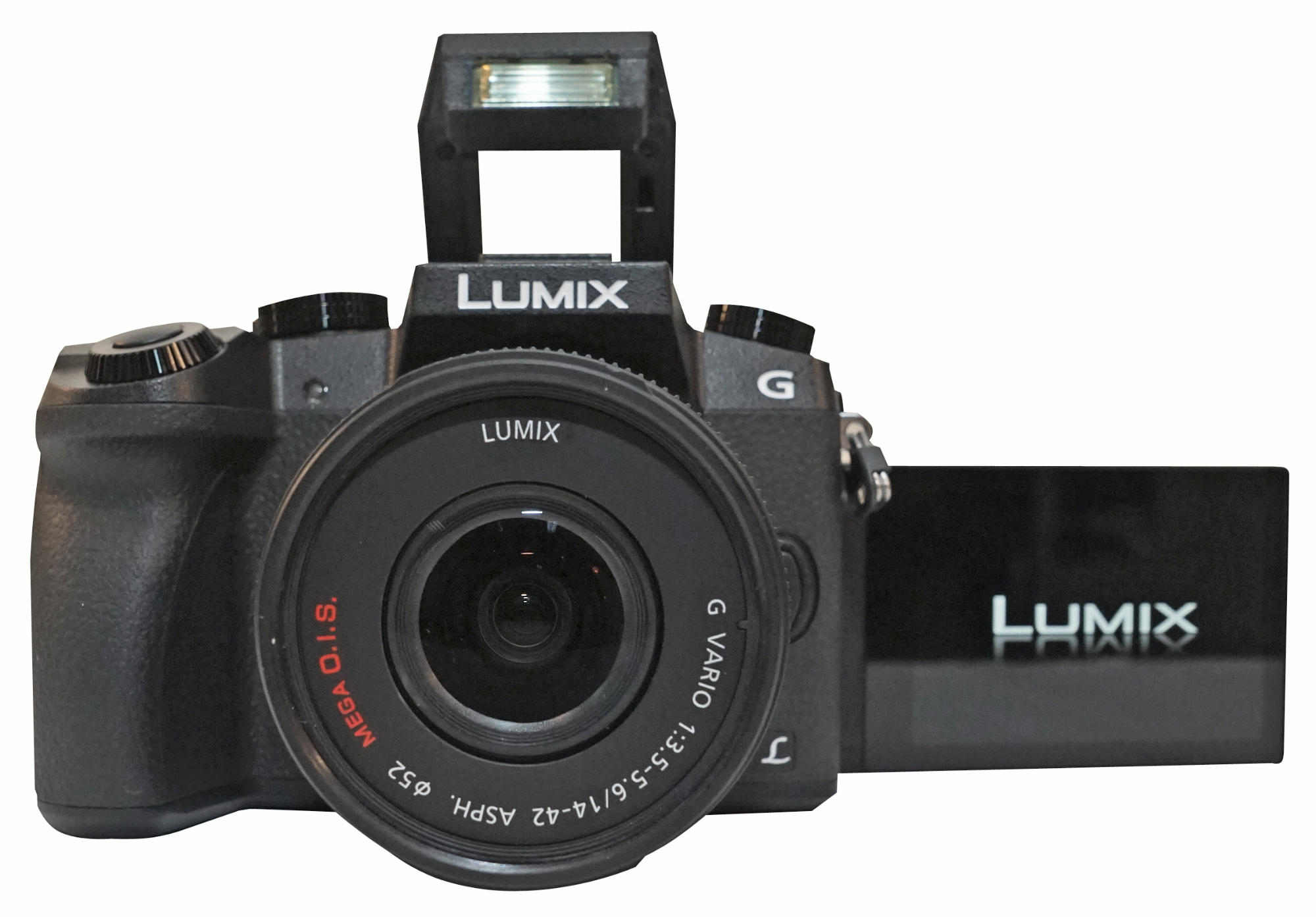 PANASONIC Systemkamera Lumix DMC-G70 mit Objektiv 14-42mm, 16GB Speicherkarte und Tasche - Ausstellungsstück