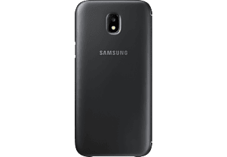 SAMSUNG Wallet Cover EF-WJ530, Bookcover, Samsung, Galaxy J5 (2017), Schwarz
