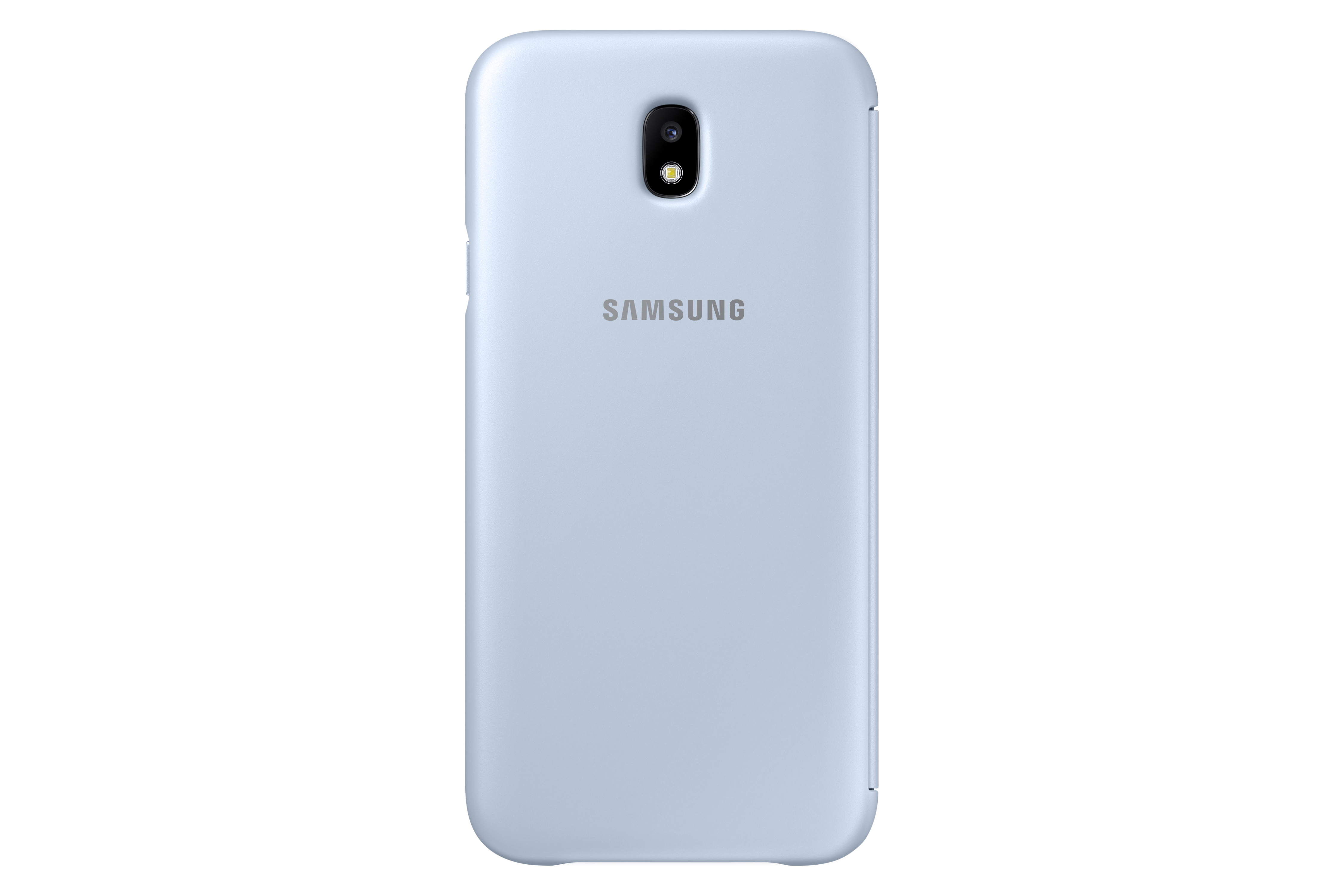 SAMSUNG Wallet Cover EF-WJ730, Bookcover, Samsung, Galaxy J7 (2017), Blau