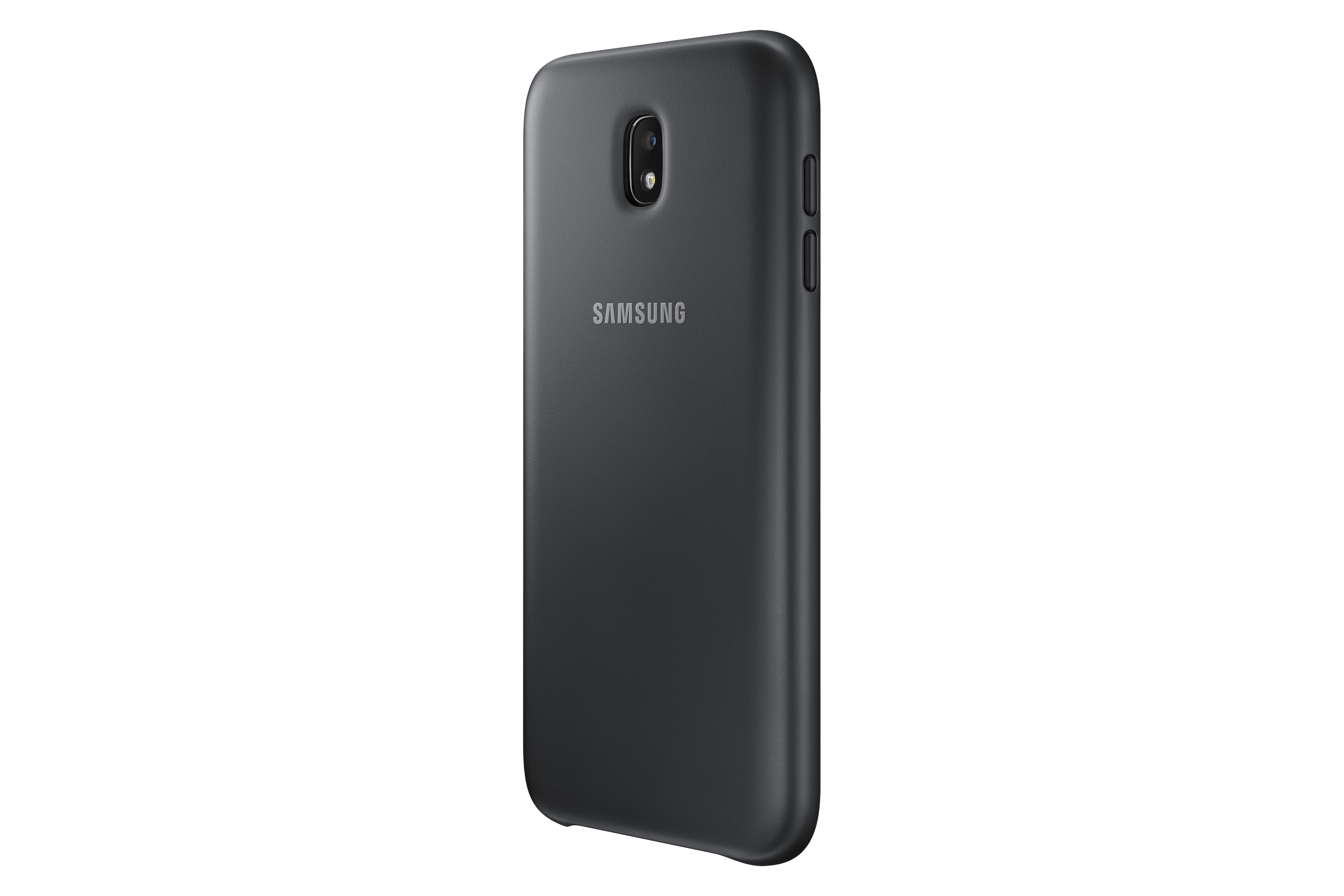 SAMSUNG Dual Layer Cover EF-PJ730, Backcover, Samsung, Galaxy J7 (2017), Schwarz