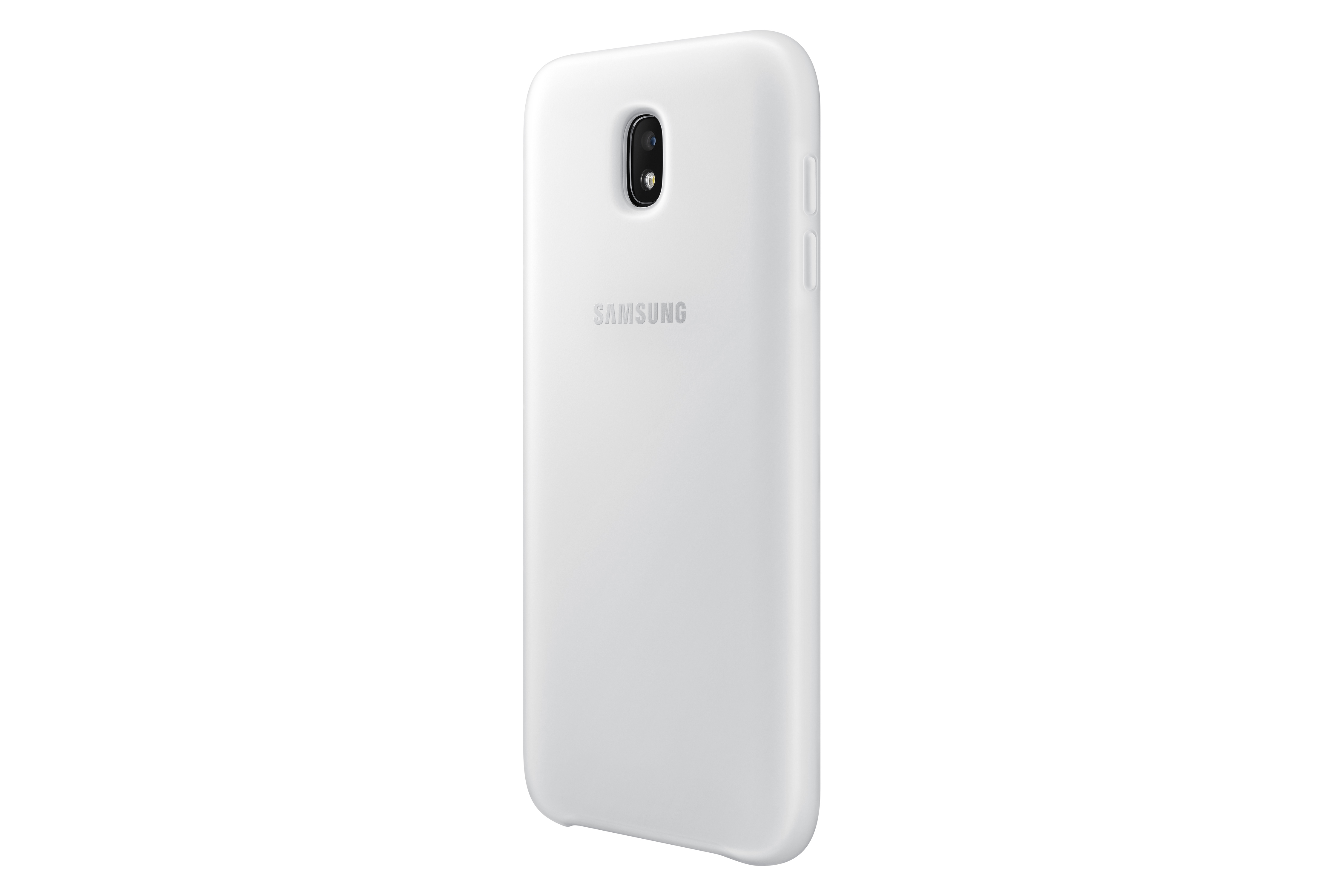 SAMSUNG Dual Layer Cover EF-PJ730, Backcover, Samsung, Galaxy J7 (2017), Weiß