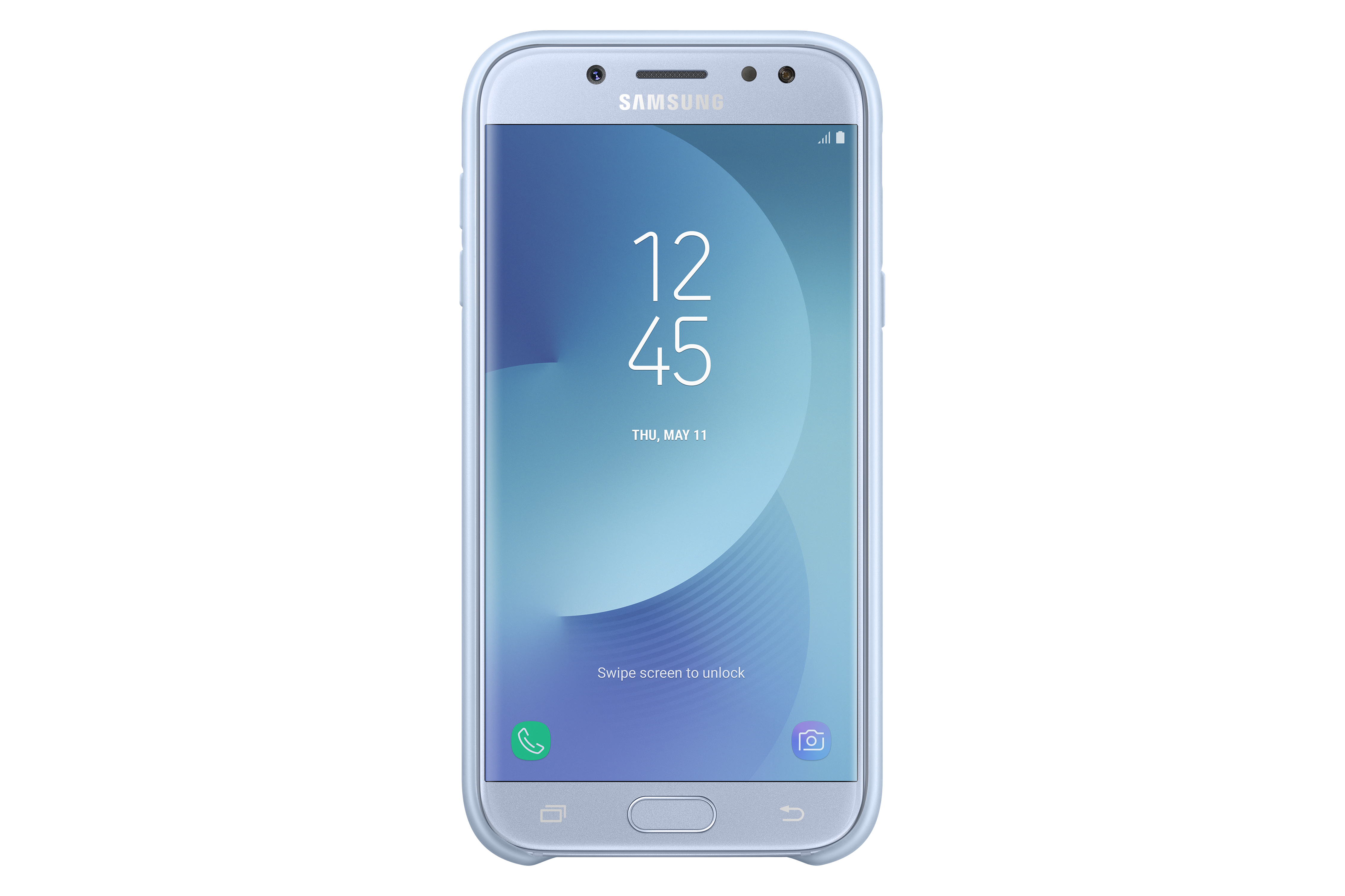 SAMSUNG Dual Layer Cover EF-PJ530, Backcover, Samsung, Galaxy J5 (2017), Blau