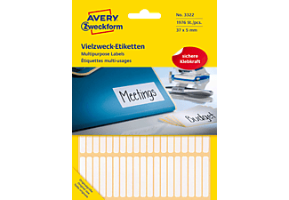 AVERY ZWECKFORM 3322 Vielzweck-Etiketten 37 x 5 mm 37 x 5 mm  1.976 Etiketten / 26 Bogen