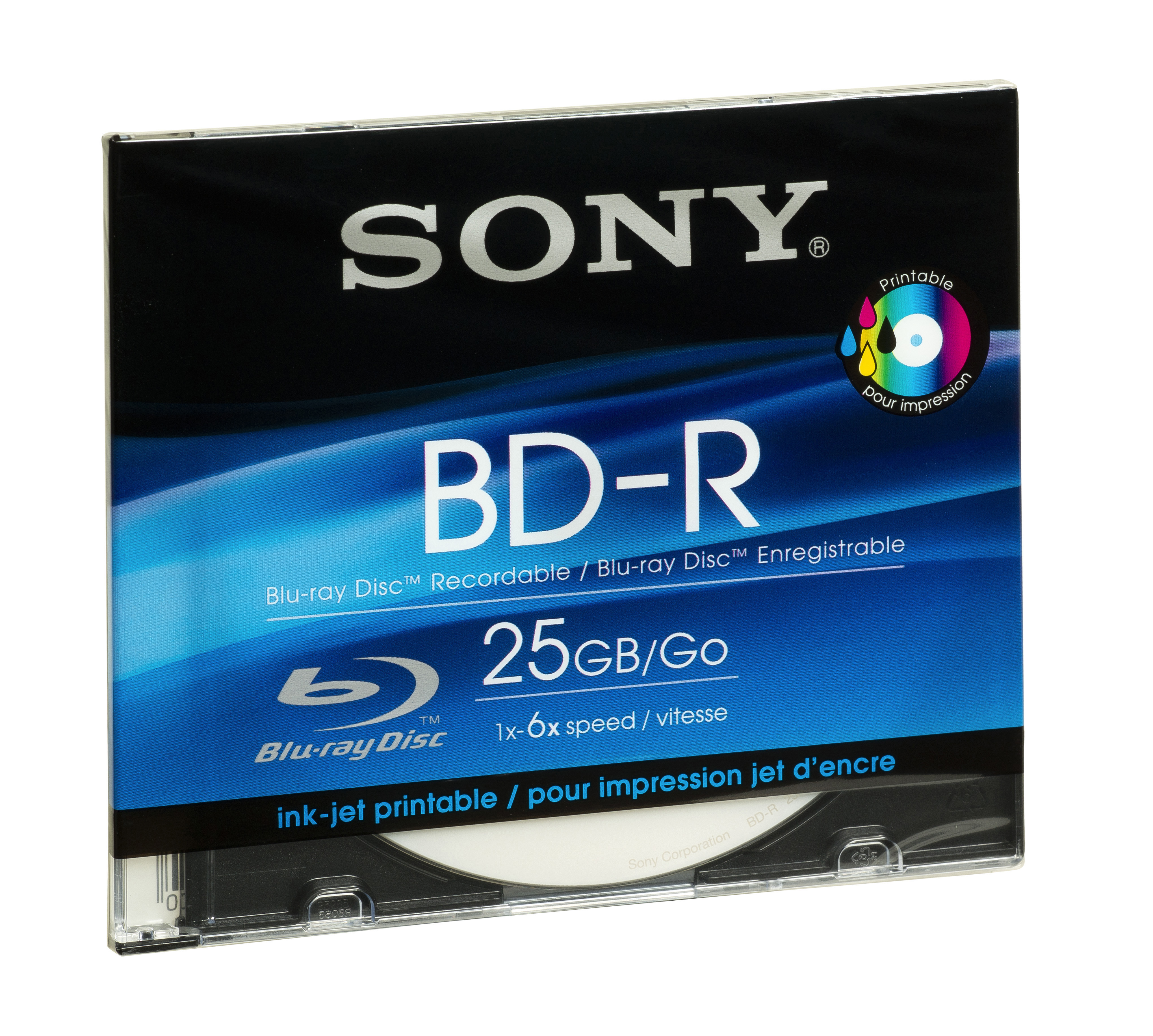 SONY BNR25IPSL Blu-ray Disc Media Recordable Disc Blu-ray (BD-R)