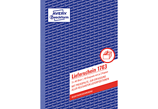 AVERY ZWECKFORM 1763 Lieferscheine  148 x 210 mm 148 x 210 mm A5  3x40 Blatt