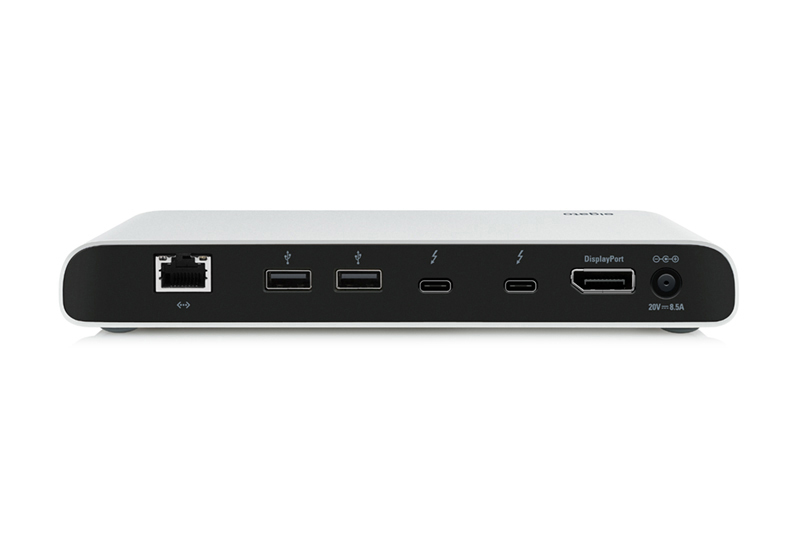 ELGATO Thunderbolt™ 3 Dock inkl. 50 cm Thunderbolt-3-Kabel externe Docking- und Ladestation, Silber