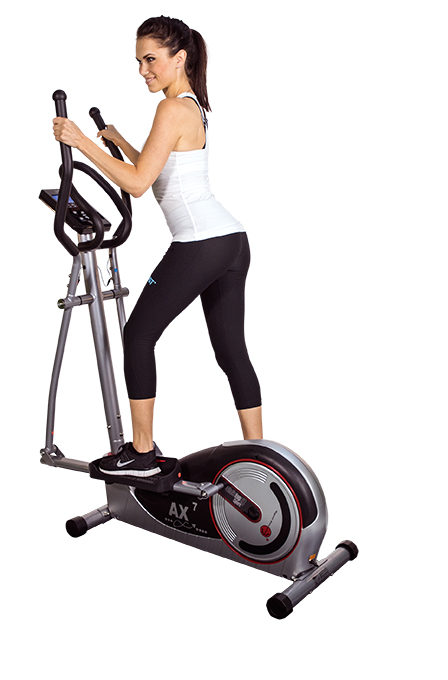 CHRISTOPEIT AX 7 Crosstrainer, Silber/Schwarz