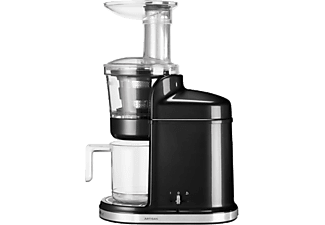 KITCHENAID Artisan Gyümölcs/Zöldséglé készítő slow juicer, Onyx fekete KA5KVJ0111EOB 250W