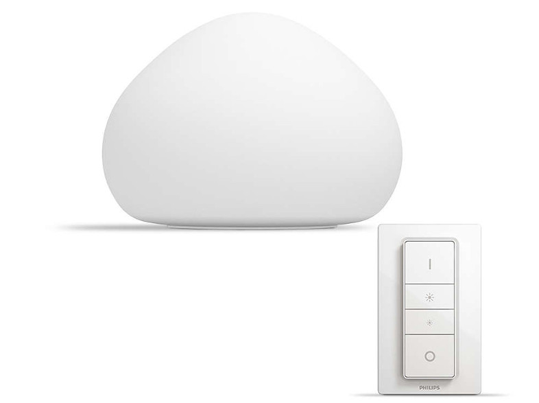 PHILIPS HUE Wellner Asztali lámpa, LED, fehér + fényerőszabályozó (44401/56/P7)