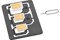 ISY ISA 1400 Triple Sim Kaartadapter Zwart