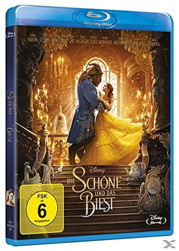 Blu-ray-Disc von 'Die Schöne und das Biest'. Cover zeigt Charaktere.