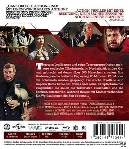 Filmcover, eine Gruppe von Leuten, ein Mann mit einer Katze. Text auf Englisch und Deutsch.