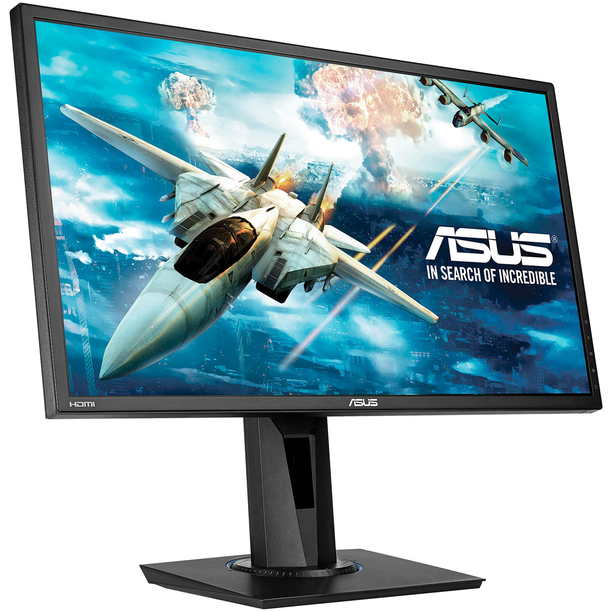 Monitor gaming - ASUS VG245H, Full HD, 24”, 1 ms, 75 Hz, GameFast Input, GameVisual, Negro
