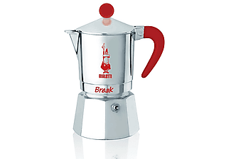 BIALETTI 0005932 Break kotyogós kávéfőző, piros, 3 adag